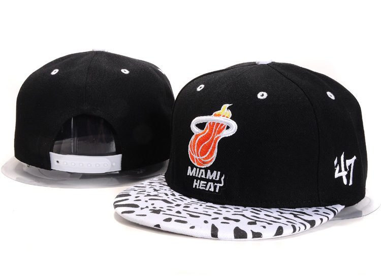 NBA Miami Heat 47B Snapback Hat #12